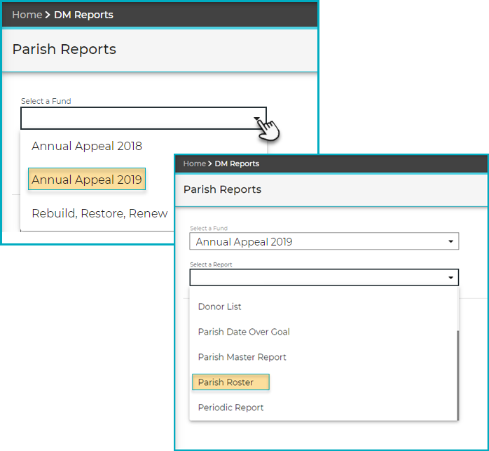 Parish-Roster_Sel-Fund_Sel-Report_IZ.png