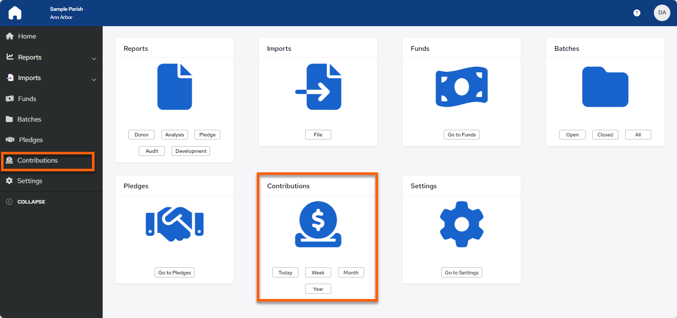 How to bulk-delete a group of contributions 1
