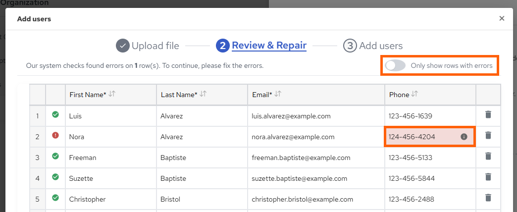 ParishSOFT Add Multile Users Review and Repair Screen.png